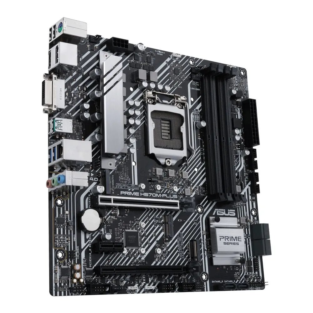 Материнская плата ASUS PRIME H570M-PLUS, LGA1200, Intel H570, Micro-ATX