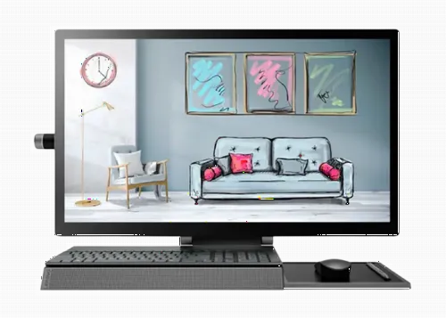 Computer All-in-One Lenovo Yoga A940-27ICB, 27", Intel Core i7-9700, 32GB/512GB, Windows 10 Pro, Gri