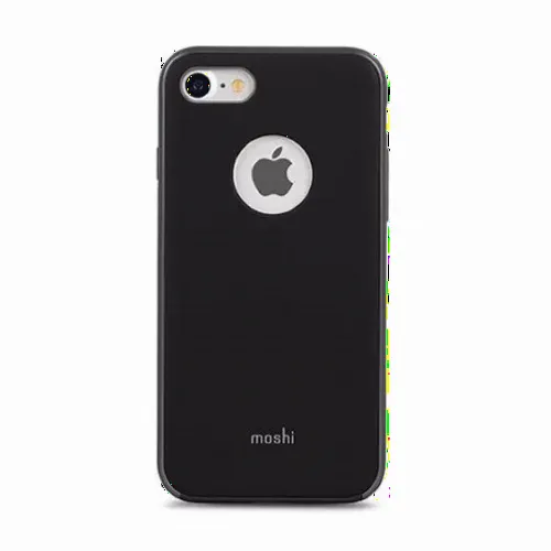 Чехол QUMO iGlaze - iPhone 8/7/SE 2020, Чёрный