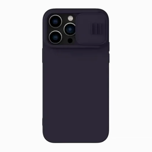 Nillkin Apple iPhone 14 Pro Max, CamShield Silky Silicone Case, Dark Purple