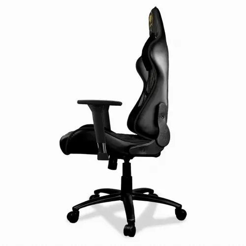 Игровое кресло Cougar Armor One Royal, ПВХ Кожа, Чёрный/Золотой