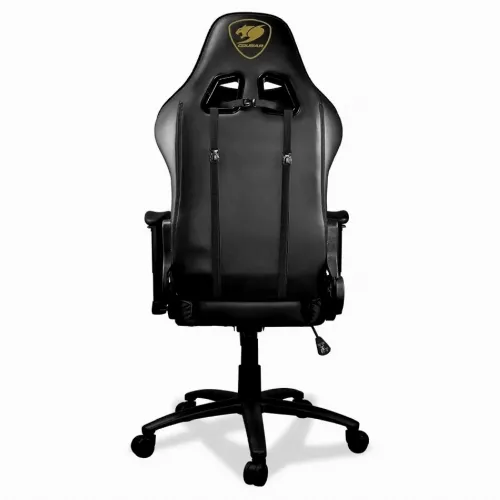 Игровое кресло Cougar Armor One Royal, ПВХ Кожа, Чёрный/Золотой