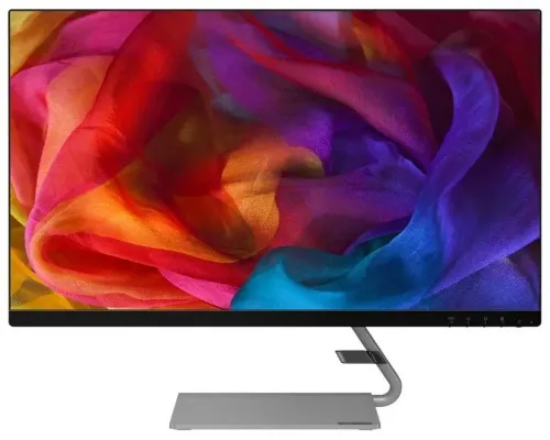 27" Monitor Lenovo Q27q-1L, IPS 2560x1440 WQHD, Negru