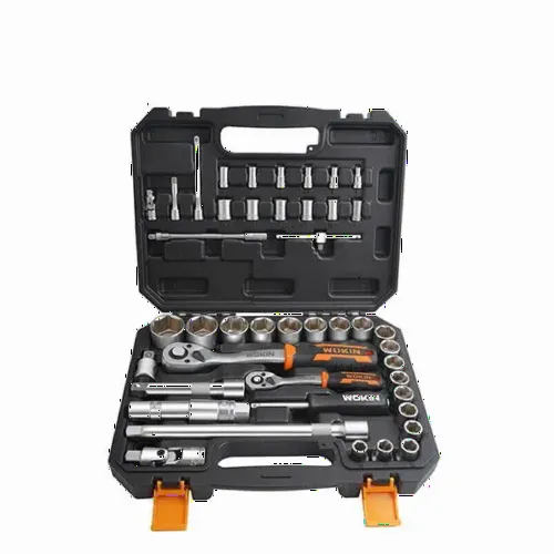 Set de 45 de chei tubulare WOKIN de 1/4 & 1/2 Cr-V (Industrial)