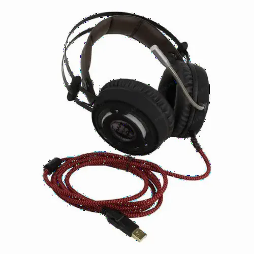 Căști gaming QUMO Atlantis, USB, Negru