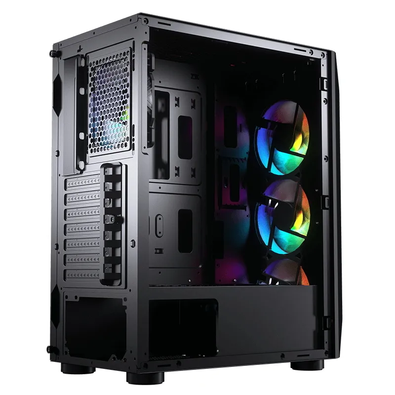 Carcasă PC Cougar MX410, Midi-Tower, ATX, Negru