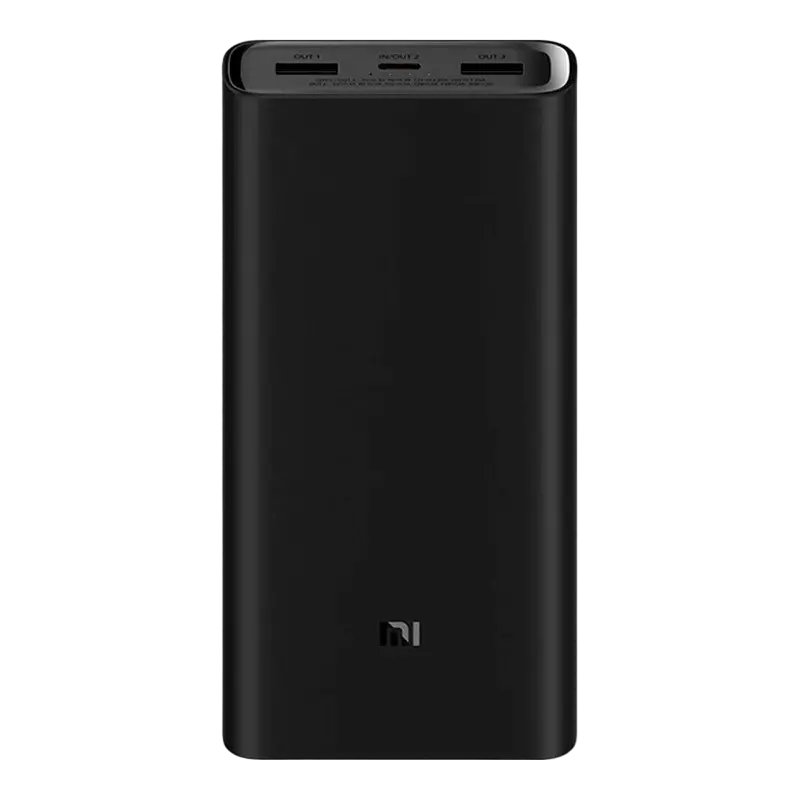 Acumulator extern Xiaomi Mi 50W Power Bank 20000 mah, 20000mAh, Negru