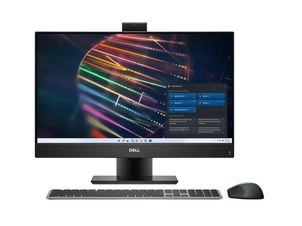 Computer All-in-One DELL OptiPlex 5400, 23,8", Intel Core i5-12500, 8GB/256GB, Linux Ubuntu, Negru