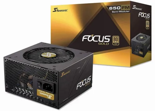 Блок питания для компьютеров Seasonic Focus GM, 650Вт, ATX, Полумодульный