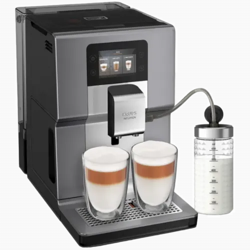 Espressor automat Krups EA875E10, Argintiu