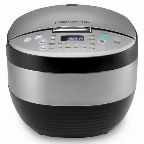 Aparat de gătit multifuncțional Polaris PMC 0490AD, Negru Argintiu