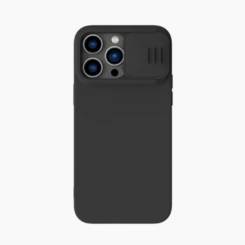 Nillkin Apple iPhone 14 Pro Max, CamShield Silky Silicone Case, Elegant Black
