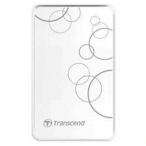 Внешний портативный жесткий диск Transcend StoreJet 25A3,  1 TB, White (TS1TSJ25A3W)