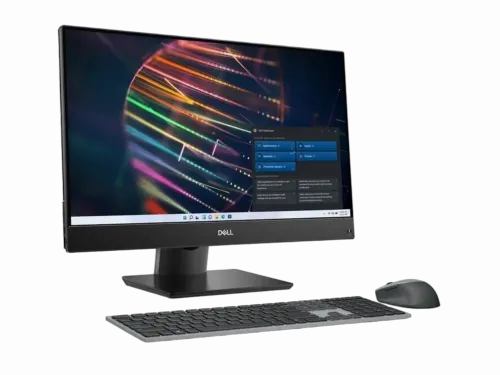 Computer All-in-One DELL OptiPlex 5400, 23,8", Intel Core i5-12500, 8GB/256GB, Linux Ubuntu, Negru