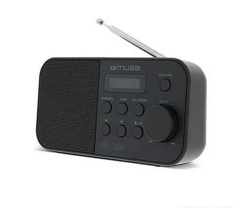 Radio portabil MUSE M-109 DB, Negru
