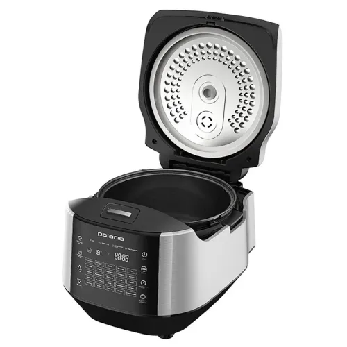 Aparat de gătit multifuncțional Polaris PMC 0487AD, Negru Argintiu