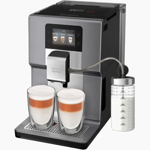 Espressor automat Krups EA875E10, Argintiu