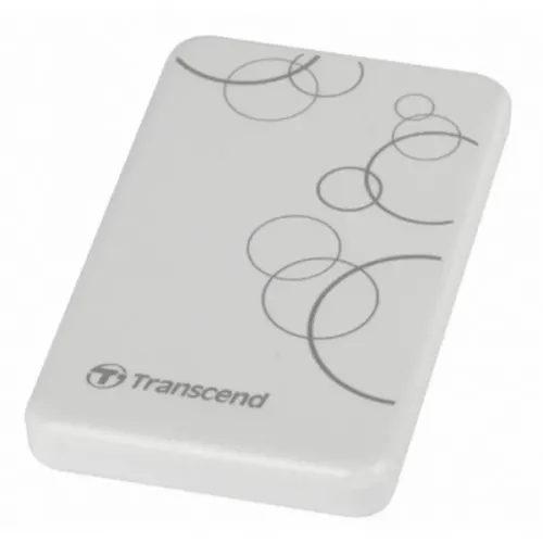 Внешний портативный жесткий диск Transcend StoreJet 25A3,  1 TB, White (TS1TSJ25A3W)