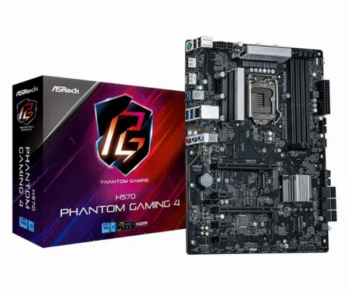 Материнская плата ASRock H570 PHANTOM GAMING 4, LGA1200, Intel H570, ATX
