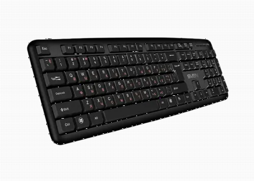Tastatură SVEN KB-S230, Cu fir, Negru