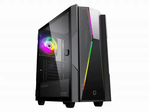 Carcasă PC Gamemax Typhoon COC, Midi-Tower, ATX, Negru