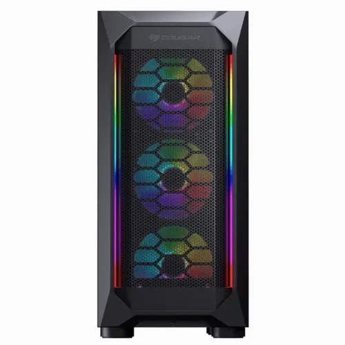 Carcasă PC Cougar MX410, Midi-Tower, ATX, Negru