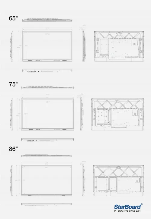 Interactive Display StarBoard IFPD-QS1-65AOC: 65