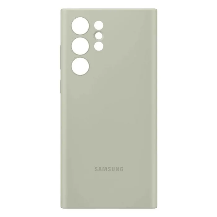 Чехол Samsung Silicone Cover for Galaxy S22 Ultra, Зелёный