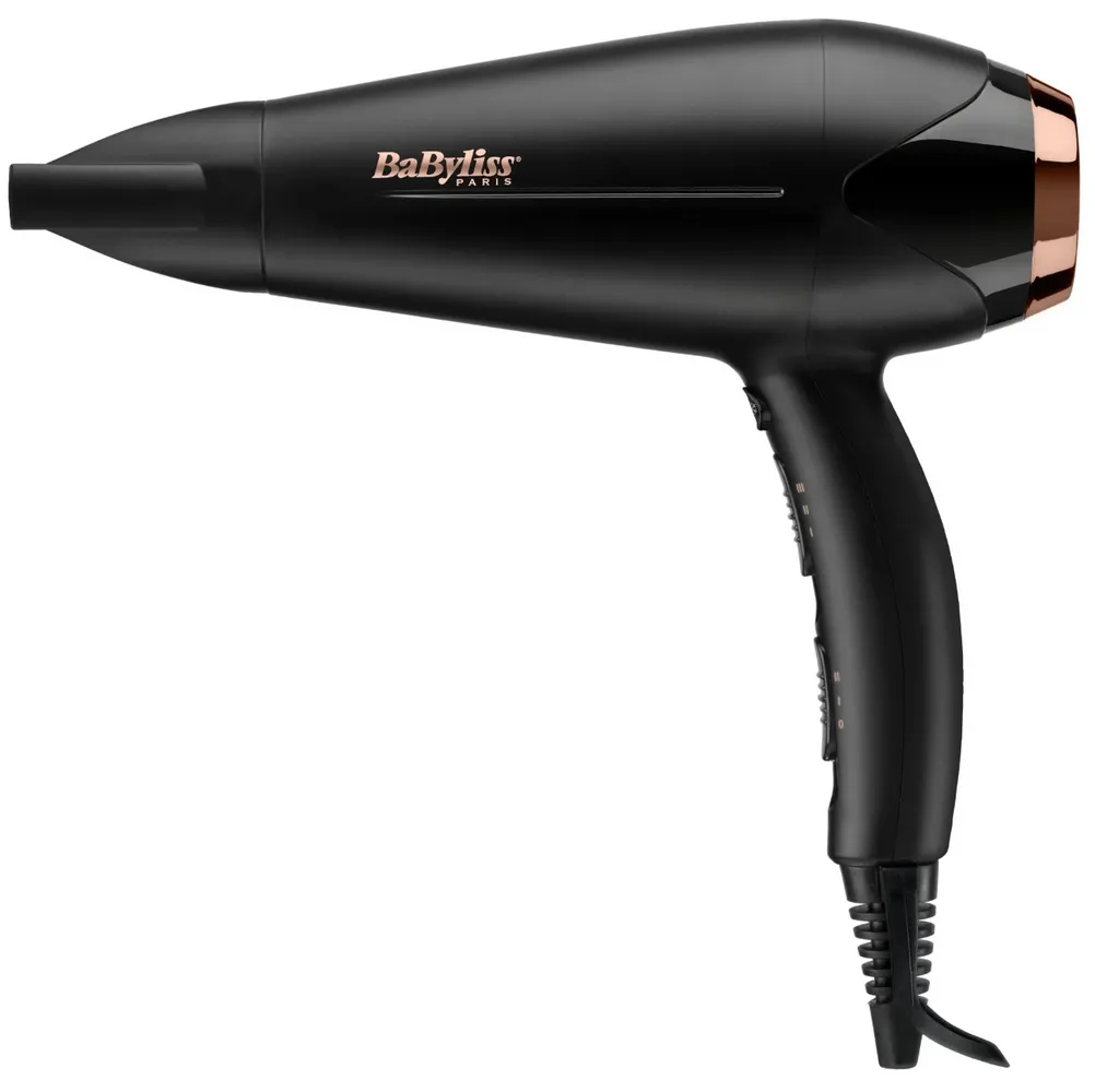 Uscător de păr BaByliss Turbo Shine D570DE, 2200 W, Negru