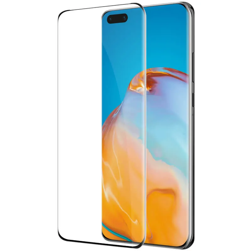 Защитное стекло Nillkin Huawei P40 Pro/P40+ - 3D CP+ Max Tempered Glass, Чёрный