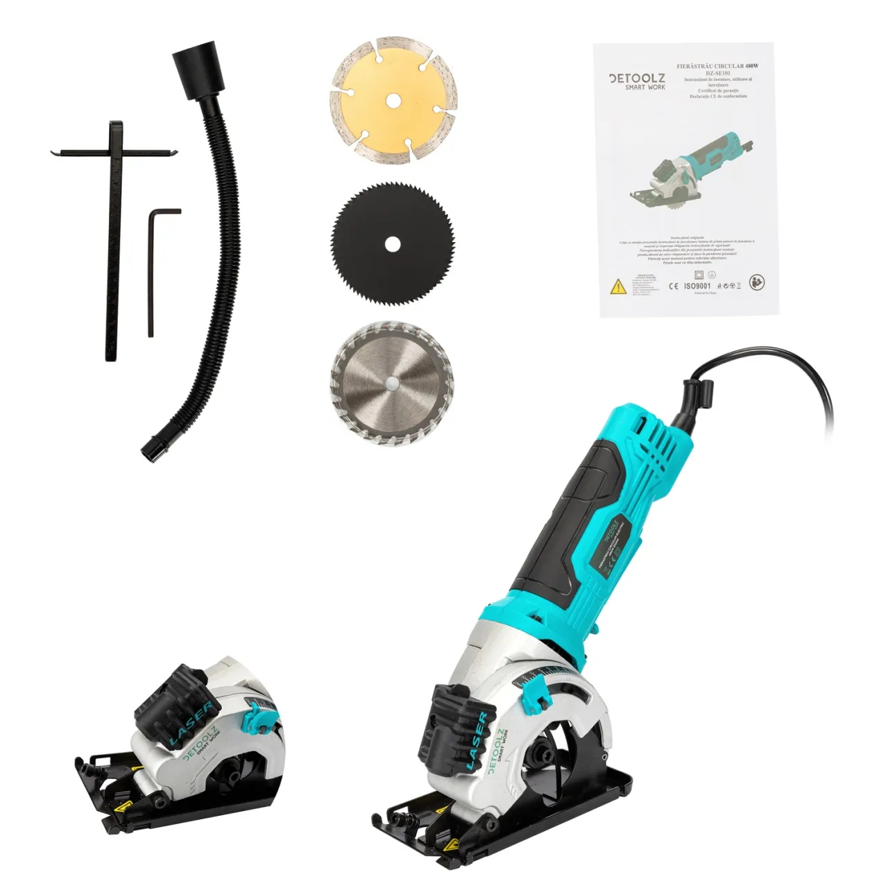 Fierastrau circular electric Detoolz 480W 85mm  — 5