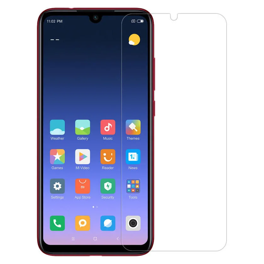 Nillkin Xiaomi RedMi Note 8/Note 7, Tempered Glass, Tranparent