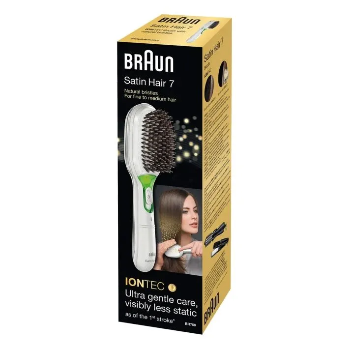 Perie cu ionizare Braun BR750, Alb