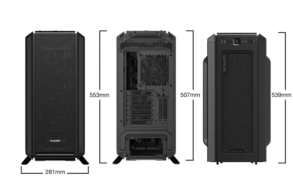 Carcasă PC be quiet! Silent Base 802, Midi-Tower, ATX PS2 , Negru