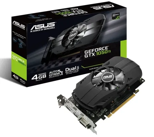 Placă Video ASUS PH-GTX1050TI-4G,  4GB GDDR5 128bit