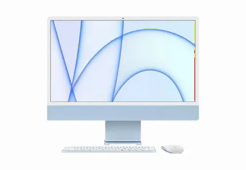 Computer All-in-One Apple iMac A2438, M1 with 8-core CPU and 8-core GPU, 16GB/512GB, macOS Big Sur, Albastru