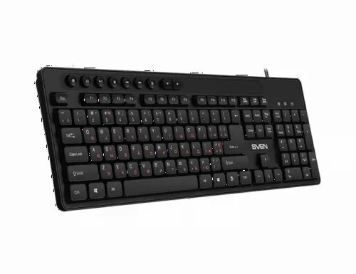 Клавиатура SVEN KB-C3060, Проводное, Чёрный