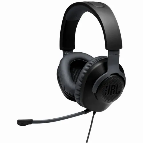Căști gaming JBL Quantum 100, Cu fir, Negru