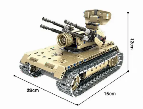 Конструктор с радиоуправлением XTech Tank & Anti-aircraft