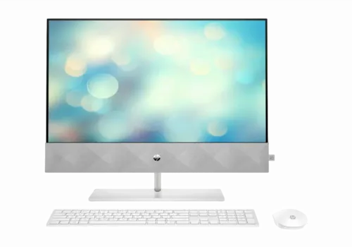 Computer All-in-One HP Pavilion 24-K1012UR, 23,8", Intel Core i3-10305T, 8GB/512GB, FreeDOS, Argintiu