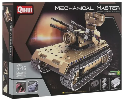 Конструктор с радиоуправлением XTech Tank & Anti-aircraft