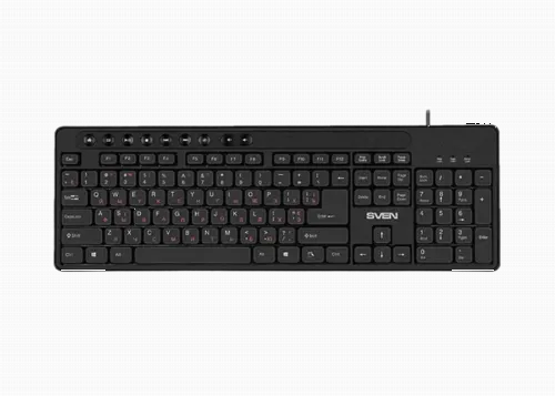 Клавиатура SVEN KB-C3060, Проводное, Чёрный