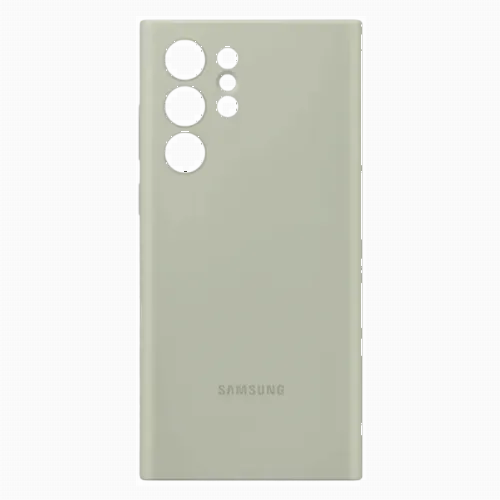 Чехол Samsung Silicone Cover for Galaxy S22 Ultra, Зелёный