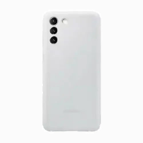 Чехол Samsung Silicone Cover for Galaxy S21+, Светло-серый