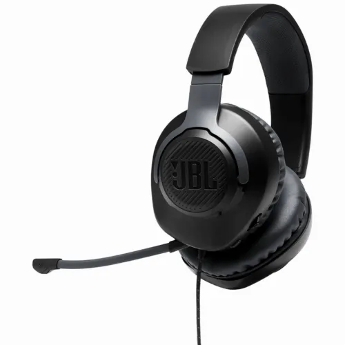 Căști gaming JBL Quantum 100, Cu fir, Negru