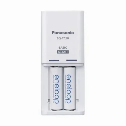 Încărcător Acumulatori Panasonic BQ-CC50, Alb