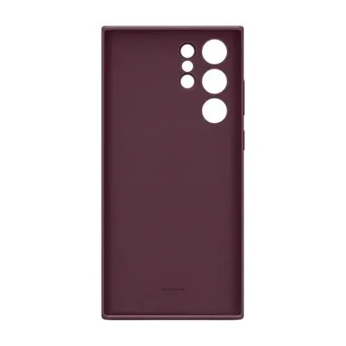 Чехол Samsung Silicone Cover for Galaxy S22 Ultra, Бордовый