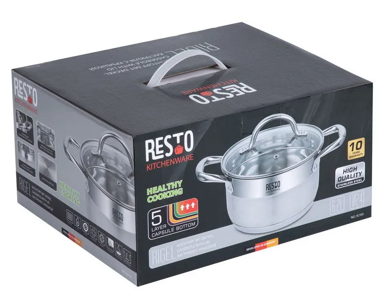 Cratiță RESTO 92105, 6,2L, Oțel inoxidabil