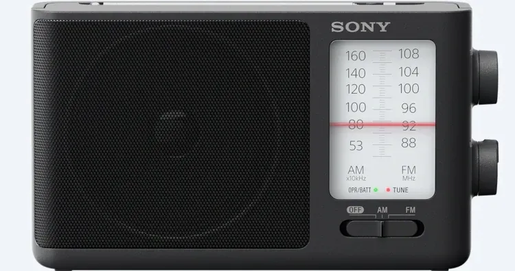 Портативное радио SONY ICF-506, Чёрный