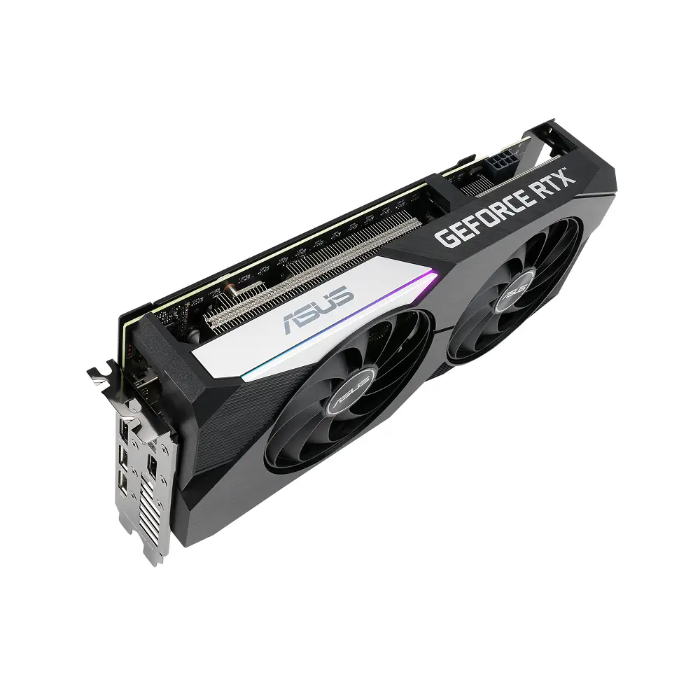 Видеокарта ASUS DUAL-RTX3060TI-O8G-V2,  8GB GDDR6 256бит